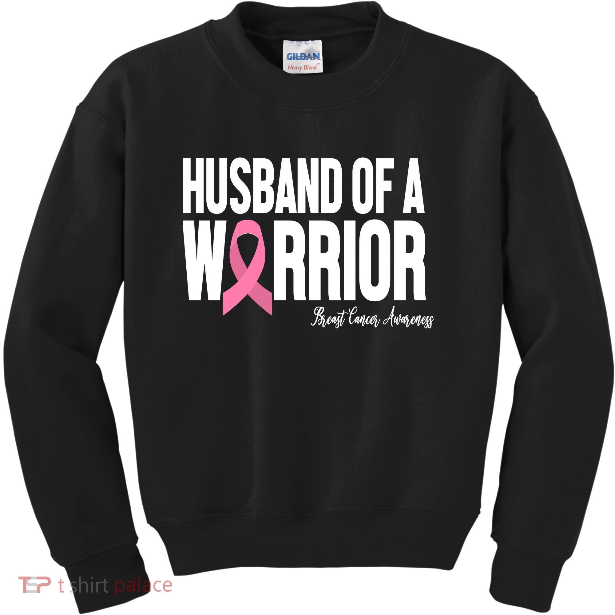 Husband Of A Warrior Breast Cancer Awanress Kids Sweatshirt