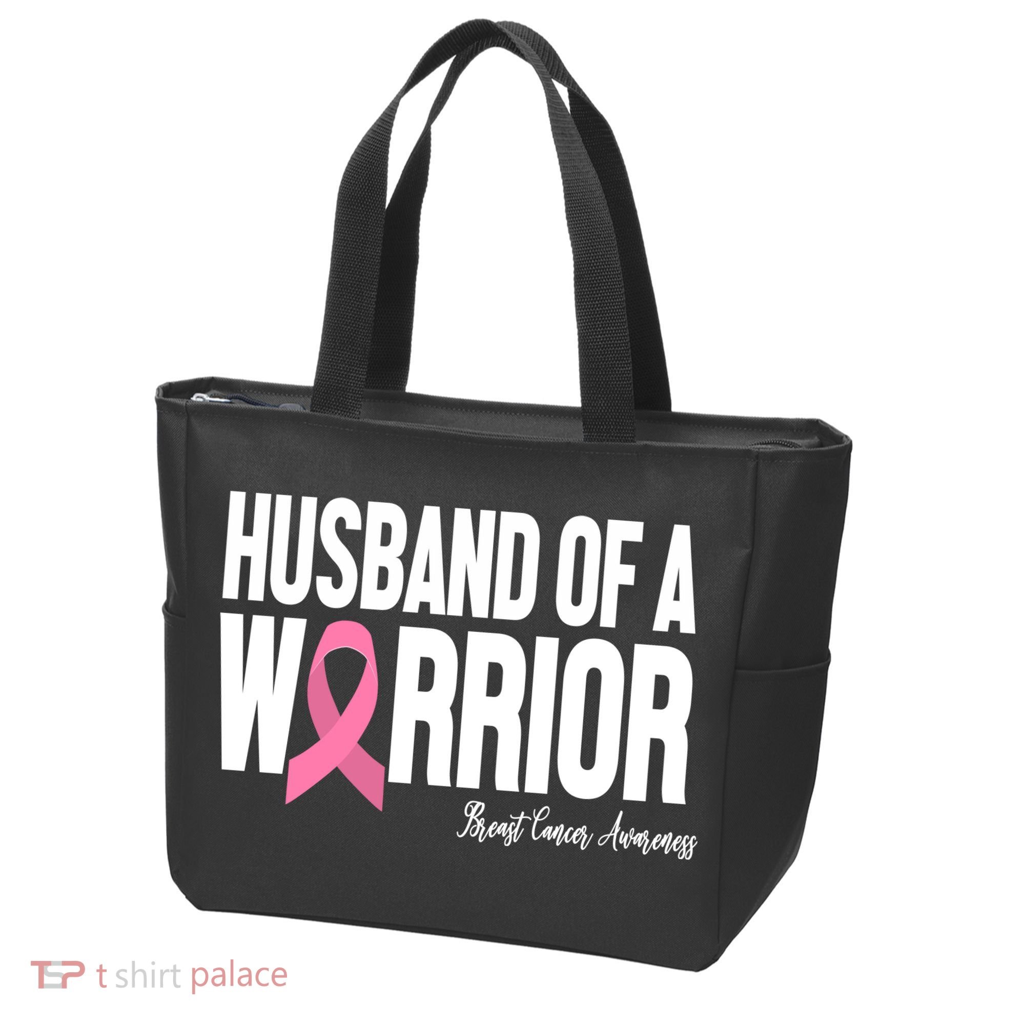 Husband Of A Warrior Breast Cancer Awanress Tote Bag