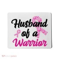 Husband Of A Warrior Breast Cancer Ribbon Mousepad thumb 0