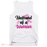 Husband Of A Warrior Breast Cancer Ribbon Tank Top thumb 0
