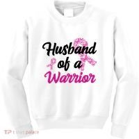 Husband Of A Warrior Breast Cancer Ribbon Kids Sweatshirt thumb 0