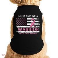 Husband Of A Warrior Breast Cancer Support Squad Doggie Tank thumb 0