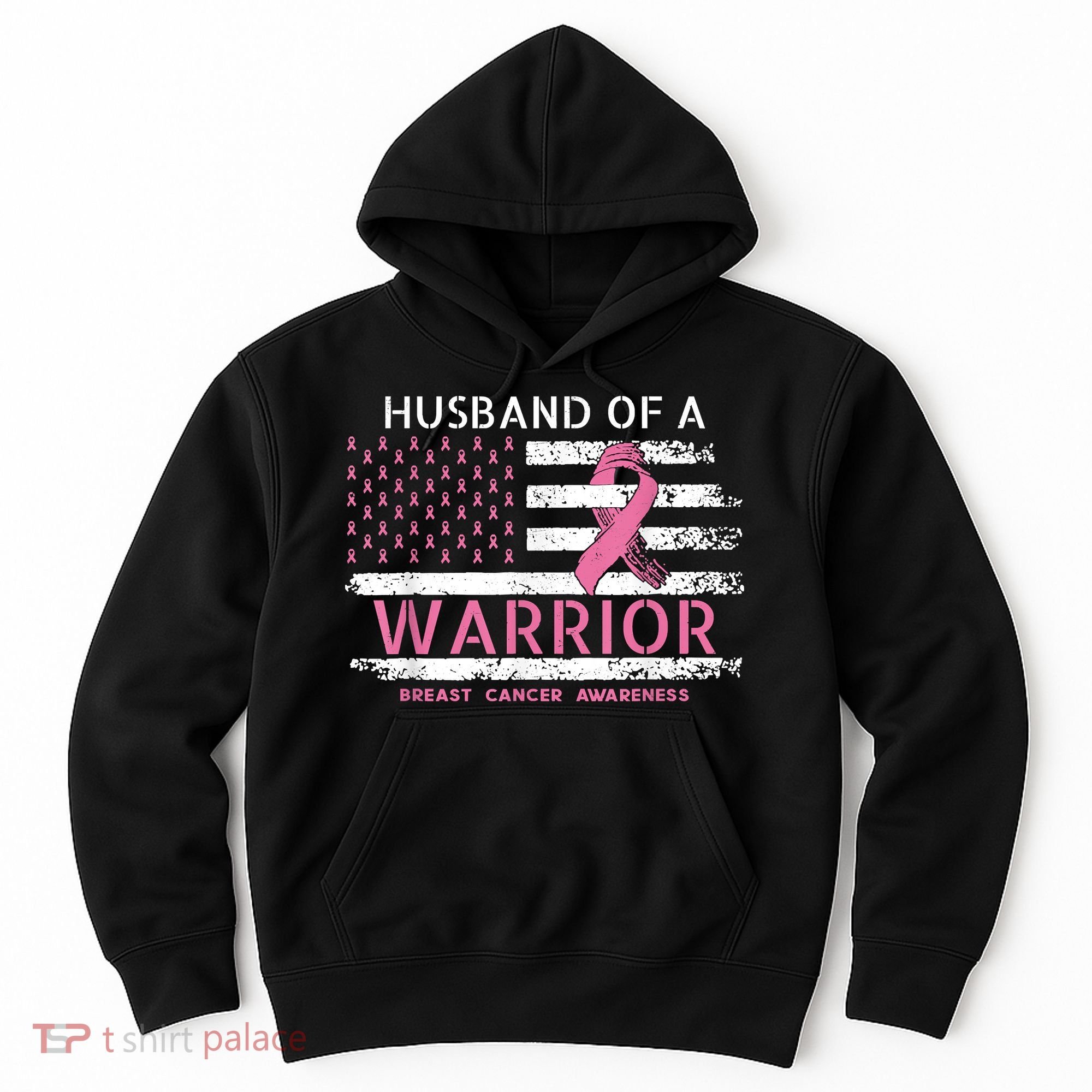 Husband Of A Warrior Breast Cancer Support Squad Hoodie