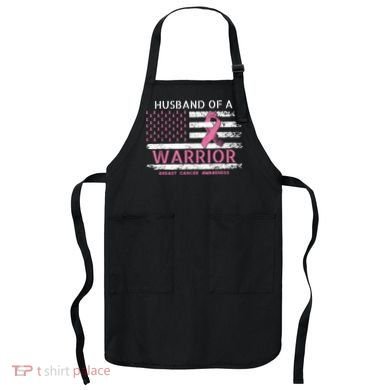 Husband Of A Warrior Breast Cancer Support Squad Apron