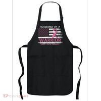 Husband Of A Warrior Breast Cancer Support Squad Apron thumb 0