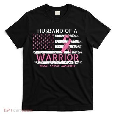 Husband Of A Warrior Breast Cancer Support Squad T-Shirt