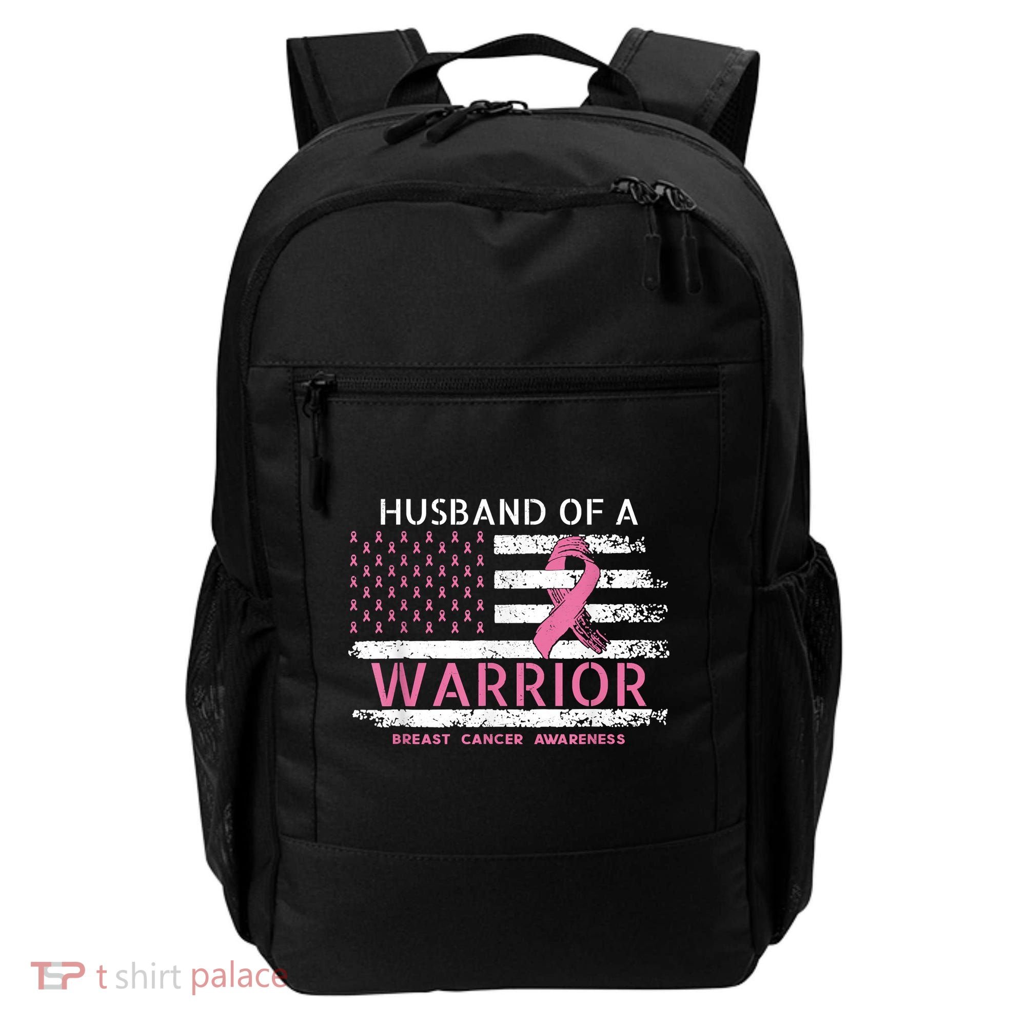 Husband Of A Warrior Breast Cancer Support Squad Backpack