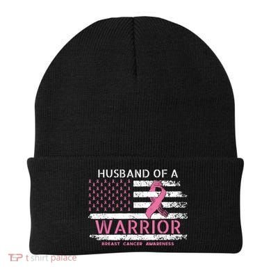 Husband Of A Warrior Breast Cancer Support Squad Beanie