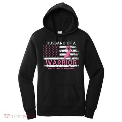 Husband Of A Warrior Breast Cancer Support Squad Women's Hoodie