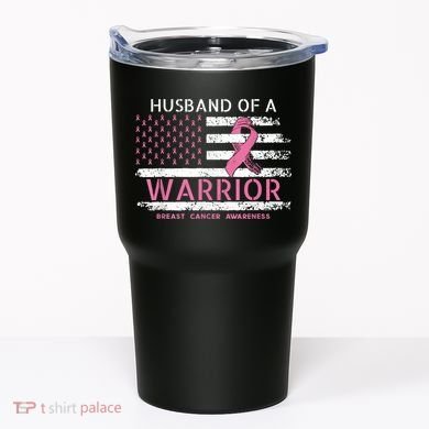 Husband Of A Warrior Breast Cancer Support Squad Tumbler