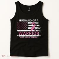 Husband Of A Warrior Breast Cancer Support Squad Tank Top thumb 2