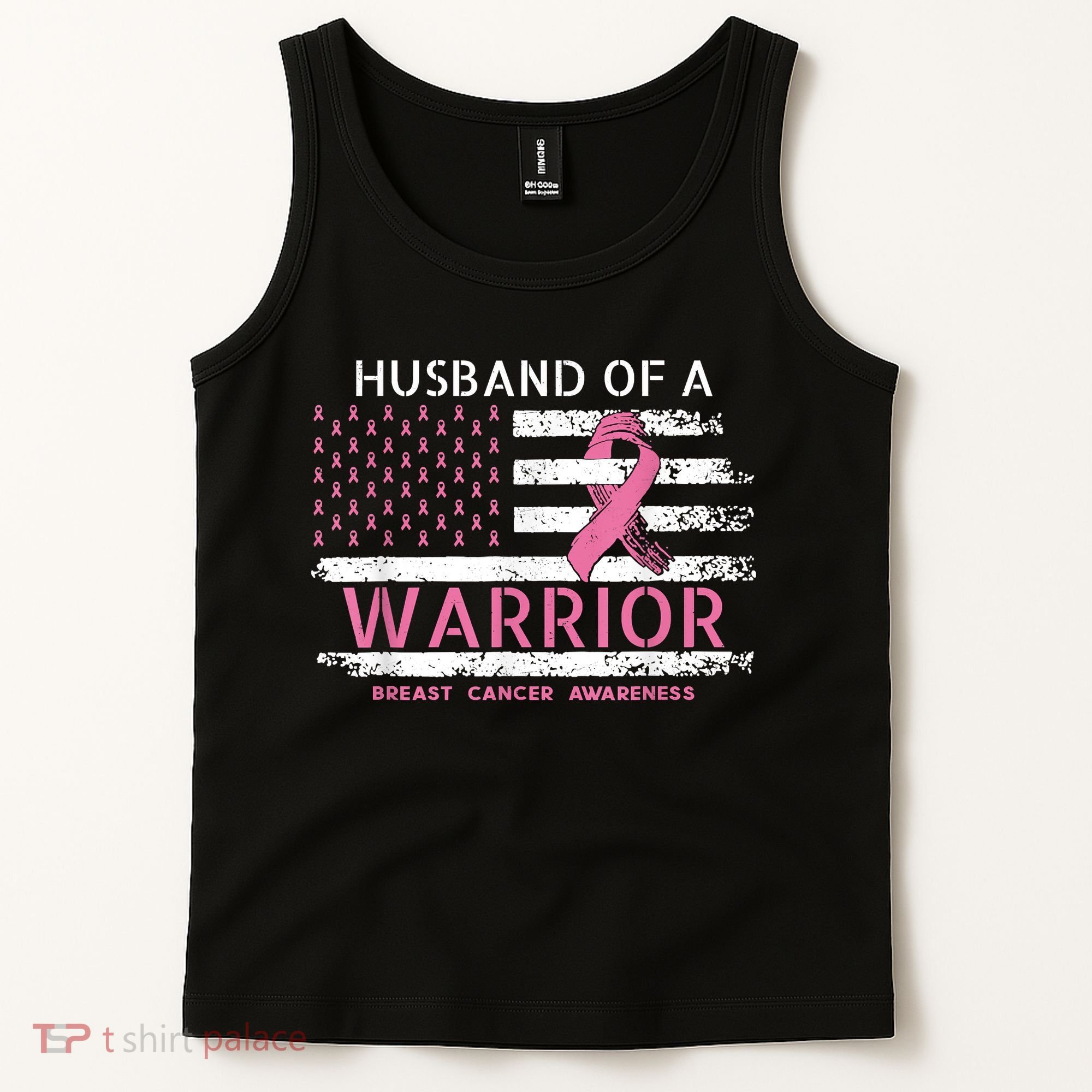Husband Of A Warrior Breast Cancer Support Squad Tank Top