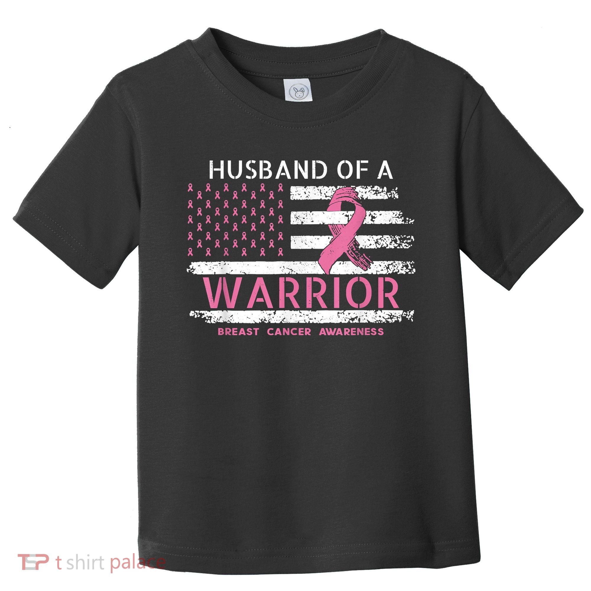Husband Of A Warrior Breast Cancer Support Squad Toddler T-Shirt