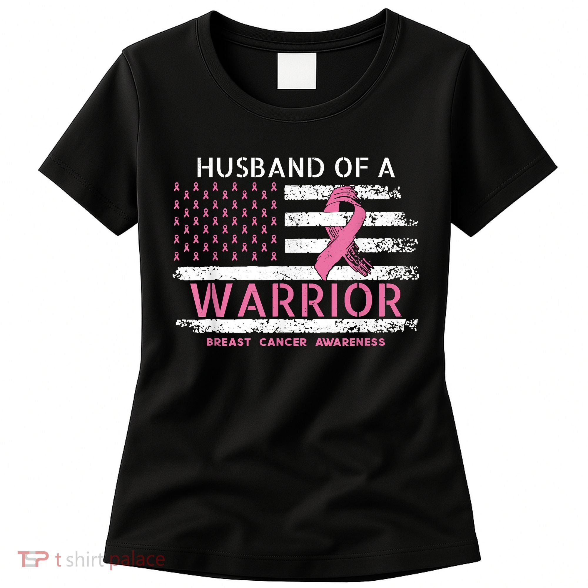 Husband Of A Warrior Breast Cancer Support Squad Women's T-Shirt