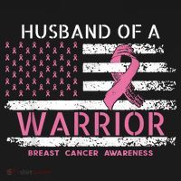 Husband Of A Warrior Breast Cancer Support Squad Kids Long Sleeve Shirt thumb 2