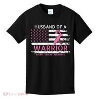 Husband Of A Warrior Breast Cancer Support Squad Kids T-Shirt thumb 0