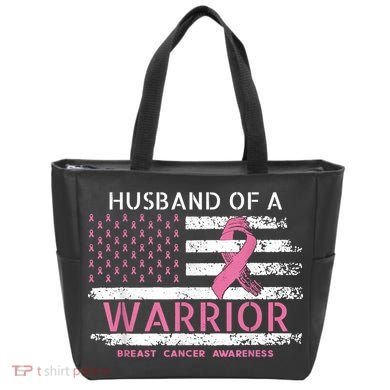 Husband Of A Warrior Breast Cancer Support Squad Tote Bag