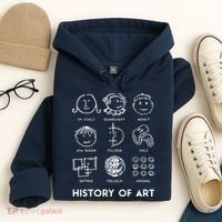 History Of Art For Teachers, Students Love Art Hoodie thumb 4
