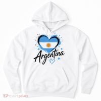 Heart of Argentina Graphic for Proud Fans Hoodie thumb 0