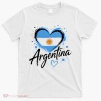 Heart of Argentina Graphic for Proud Fans T-Shirt thumb 0