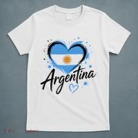 Heart of Argentina Graphic for Proud Fans T-Shirt thumb 5