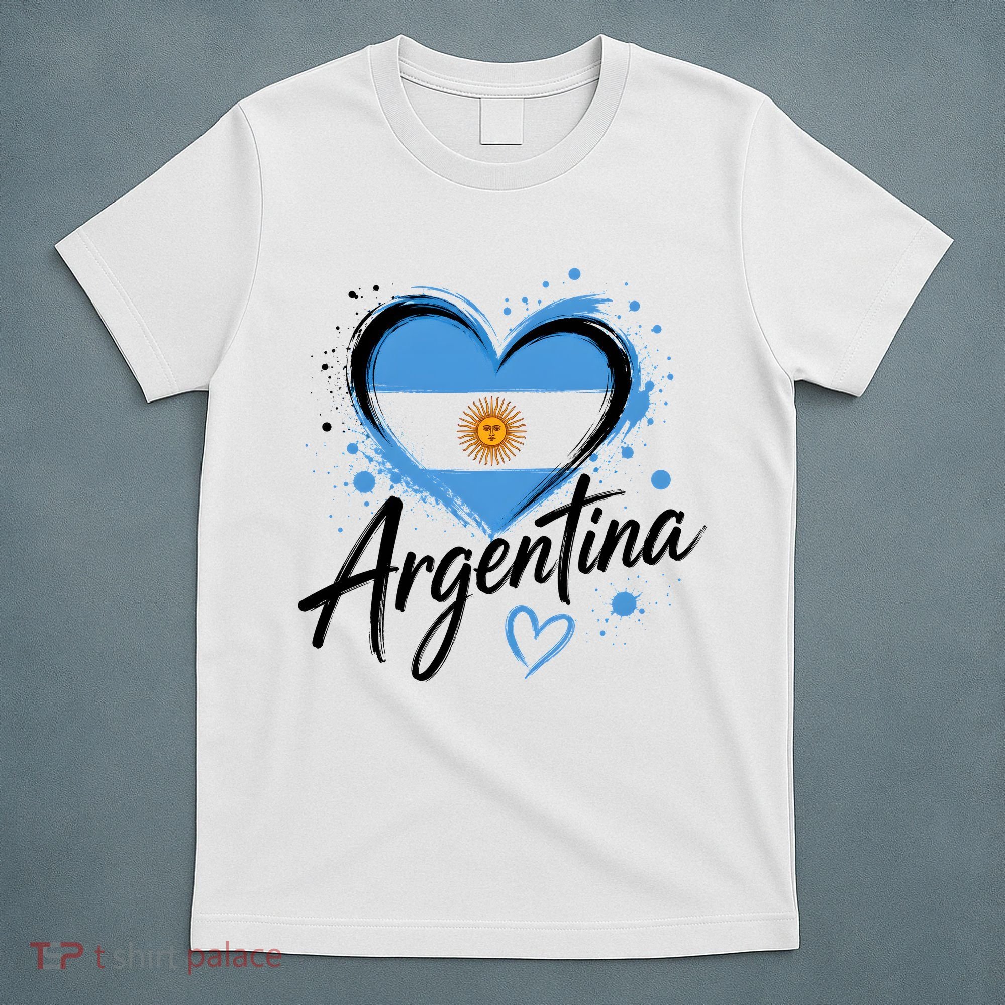 Heart of Argentina Graphic for Proud Fans T-Shirt
