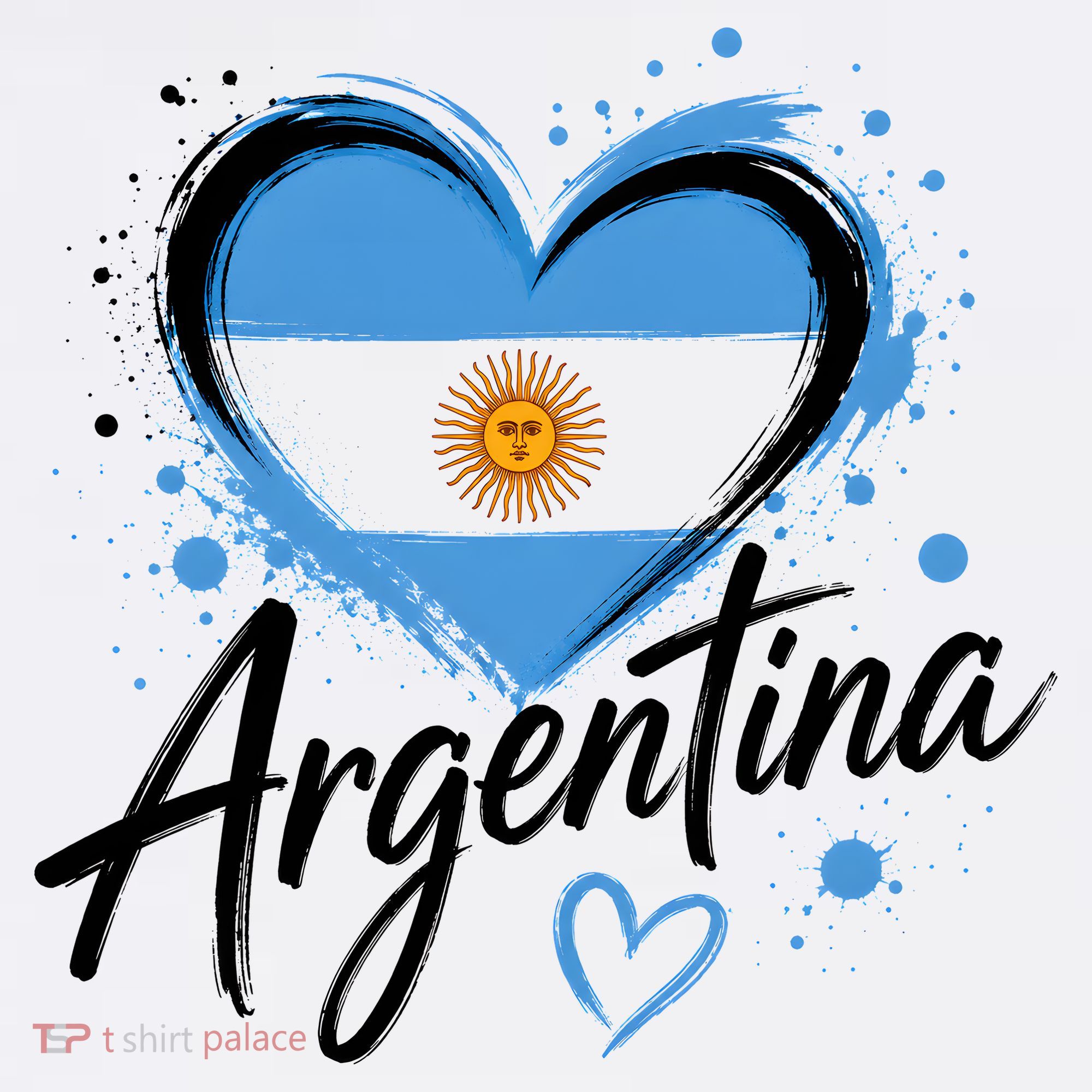 Heart of Argentina Graphic for Proud Fans Polo