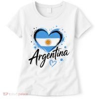 Heart of Argentina Graphic for Proud Fans Women's T-Shirt thumb 0