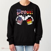 Happy Oktoberfest American German Munich Flag Prost Women's Sweatshirt thumb 0