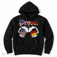 Happy Oktoberfest American German Munich Flag Prost Hoodie thumb 0