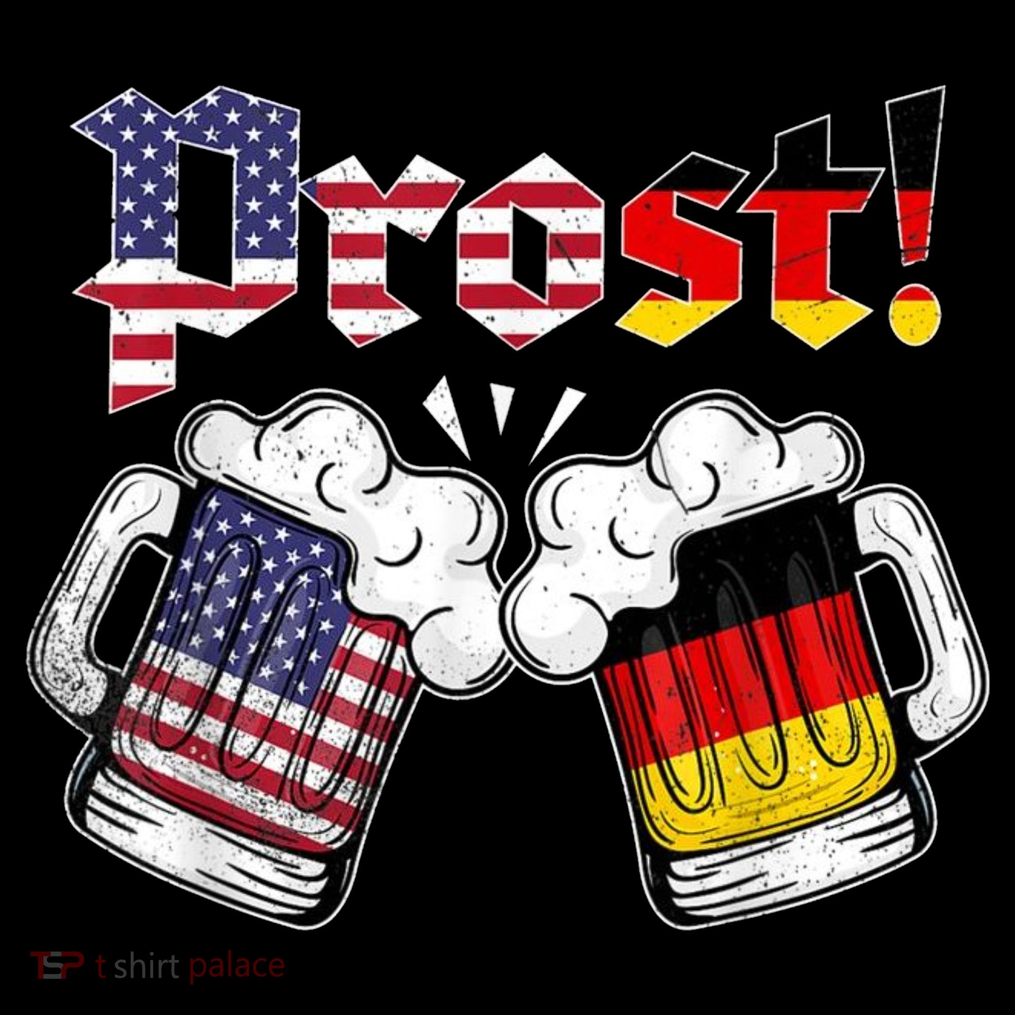 Happy Oktoberfest American German Munich Flag Prost Coffee Mug
