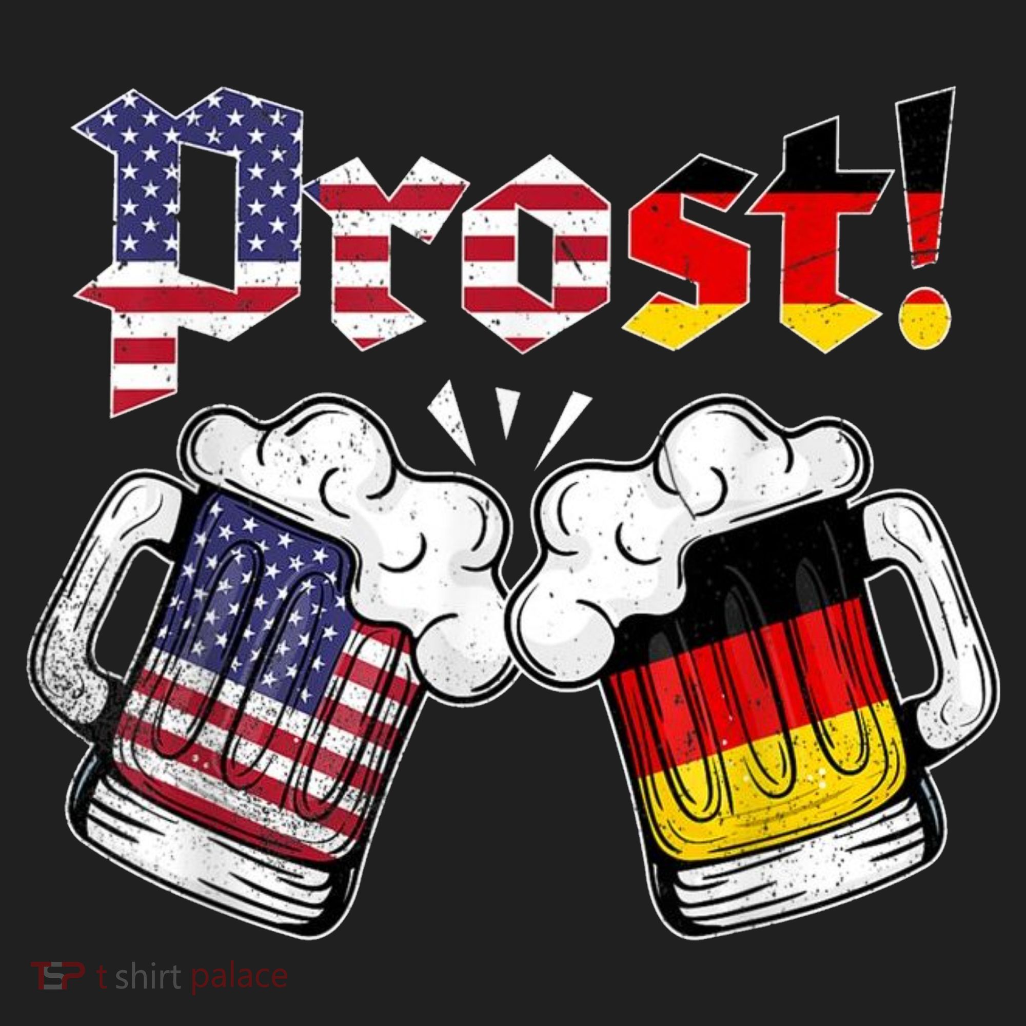 Happy Oktoberfest American German Munich Flag Prost Tumbler