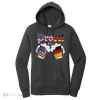 Happy Oktoberfest American German Munich Flag Prost Women's Hoodie thumb 0