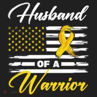 Husband Of A Warrior Usa Flag Ewing Sarcoma Cancer Awareness Gift Women's Sweatshirt thumb 2