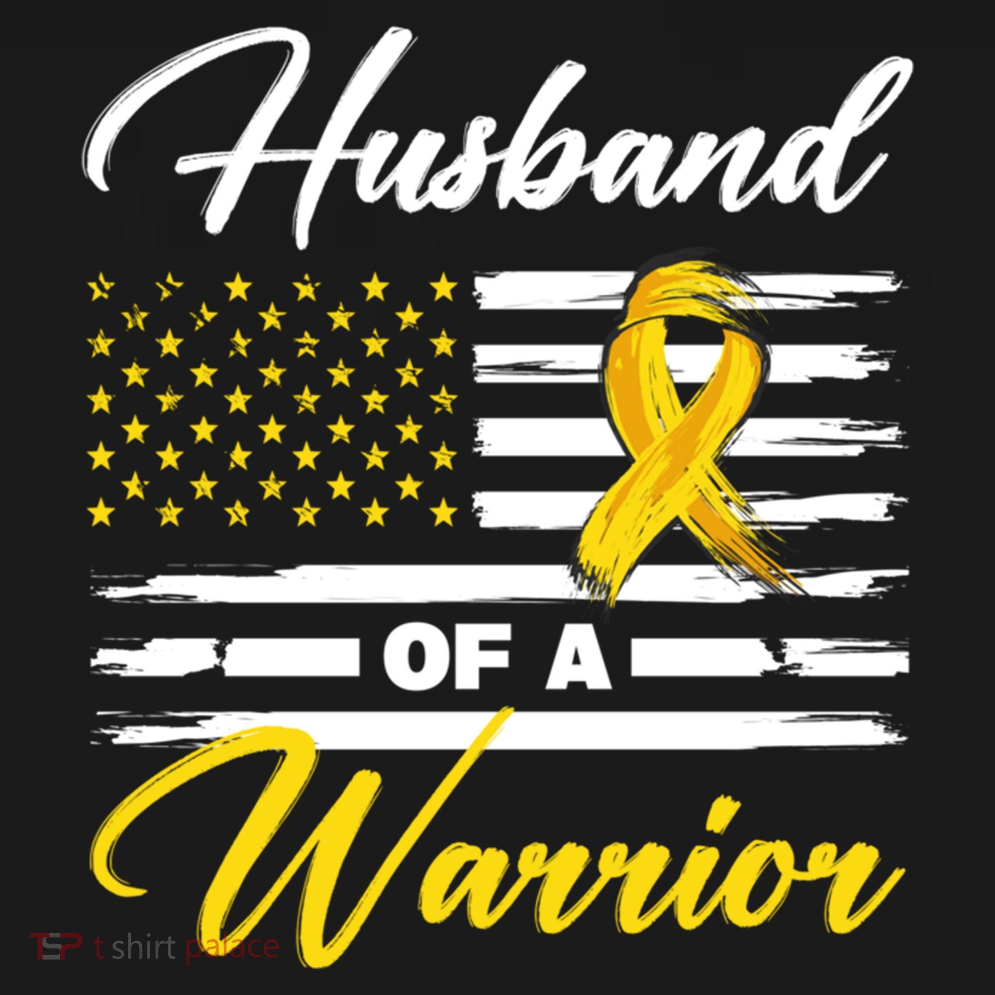 Husband Of A Warrior Usa Flag Ewing Sarcoma Cancer Awareness Gift Doggie Tank