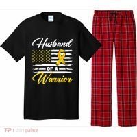 Husband Of A Warrior Usa Flag Ewing Sarcoma Cancer Awareness Gift Pajama Set thumb 0