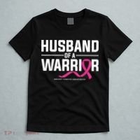 Husband Of A Warrior Breast Cancer Awareness T-Shirt thumb 5