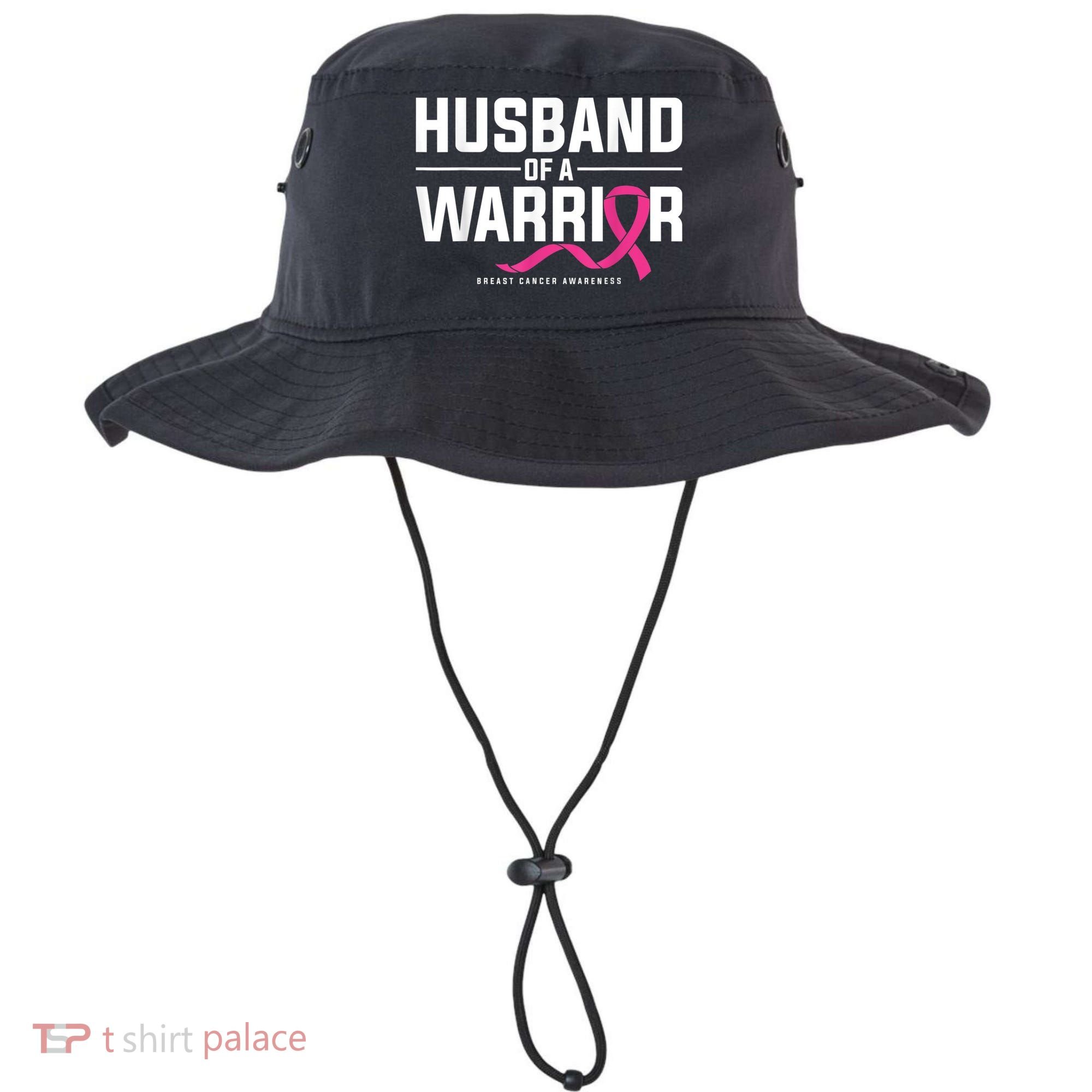Husband Of A Warrior Breast Cancer Awareness Bucket Hat
