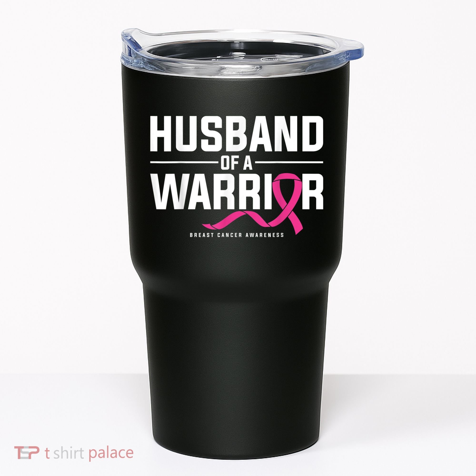 Husband Of A Warrior Breast Cancer Awareness Tumbler