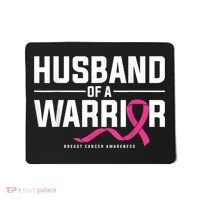 Husband Of A Warrior Breast Cancer Awareness Mousepad thumb 0