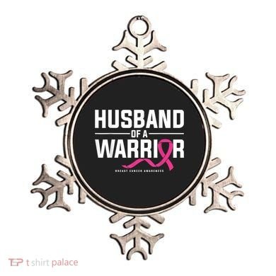 Husband Of A Warrior Breast Cancer Awareness Ornament