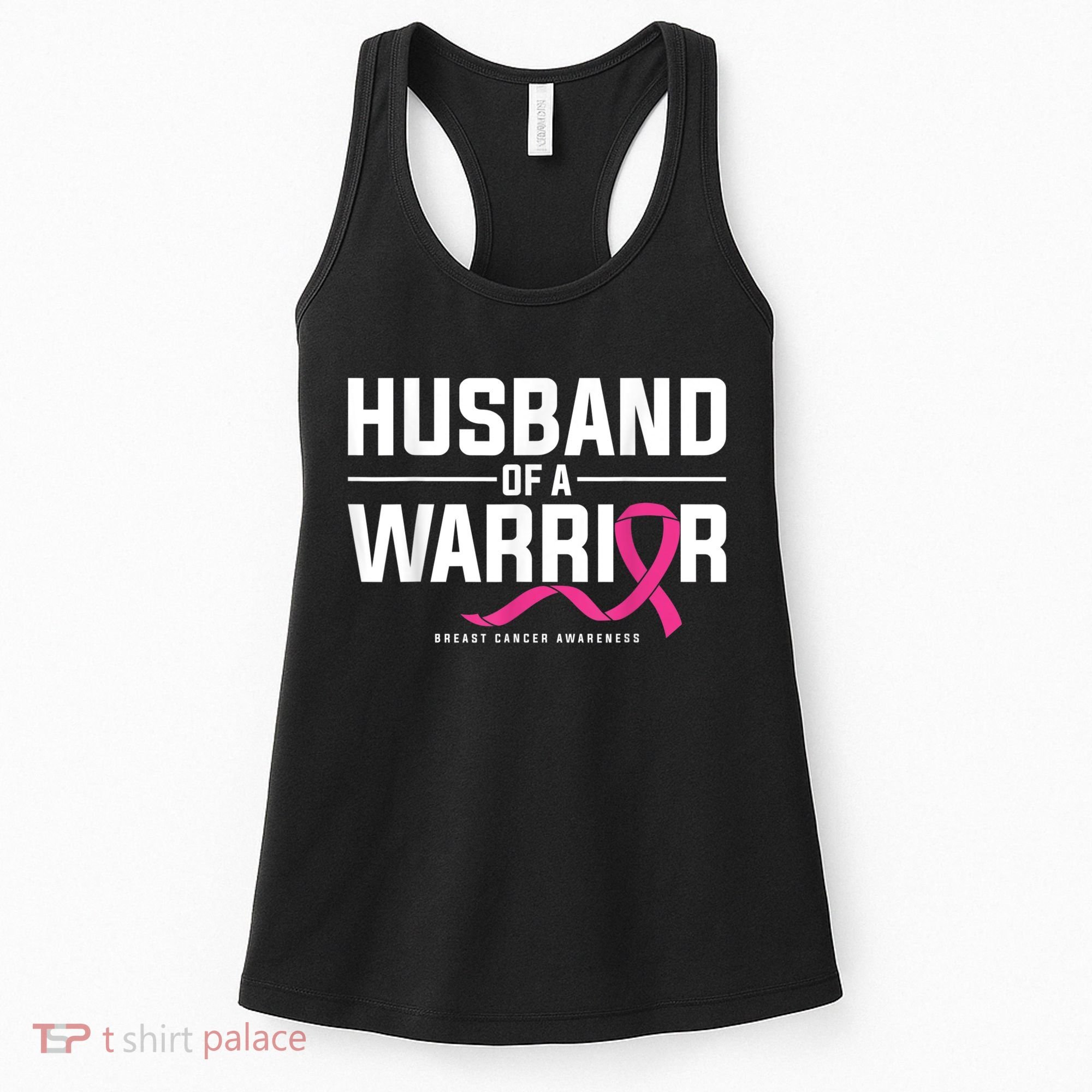 Husband Of A Warrior Breast Cancer Awareness Women's Tank Top