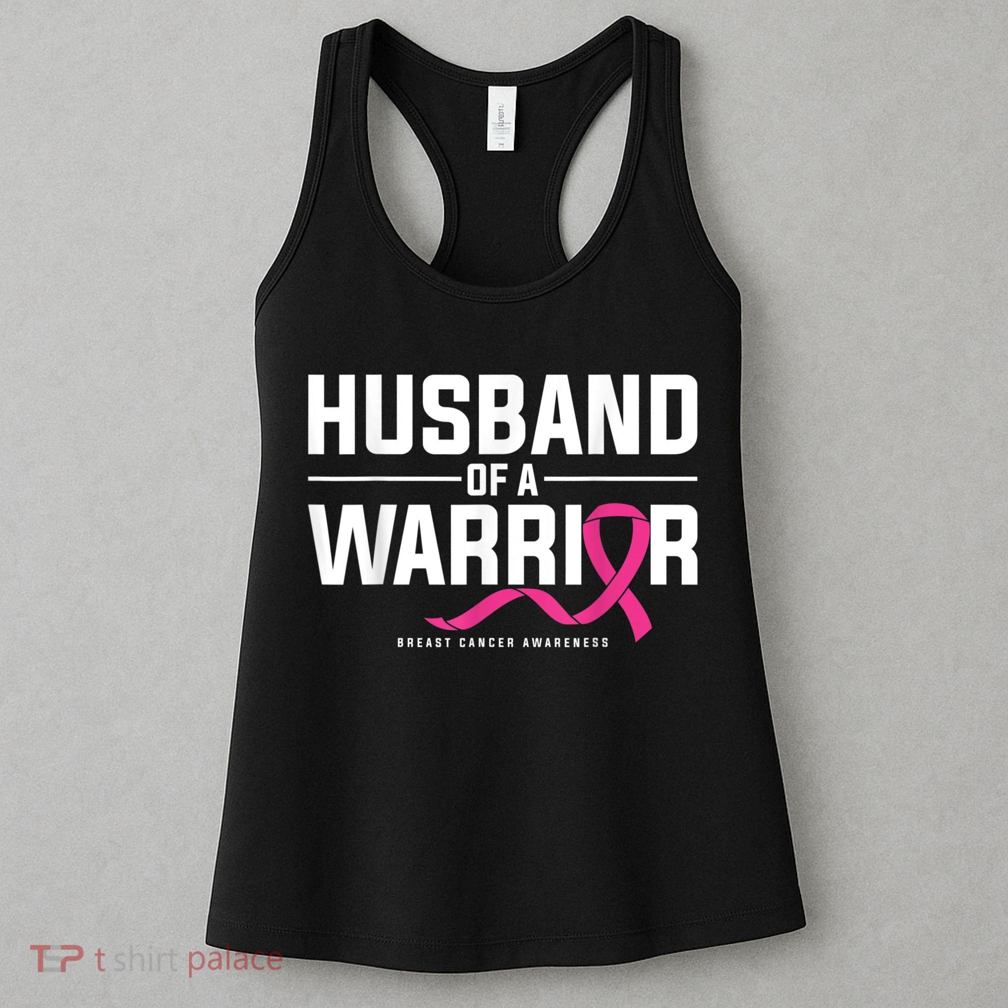 Husband Of A Warrior Breast Cancer Awareness Women's Tank Top