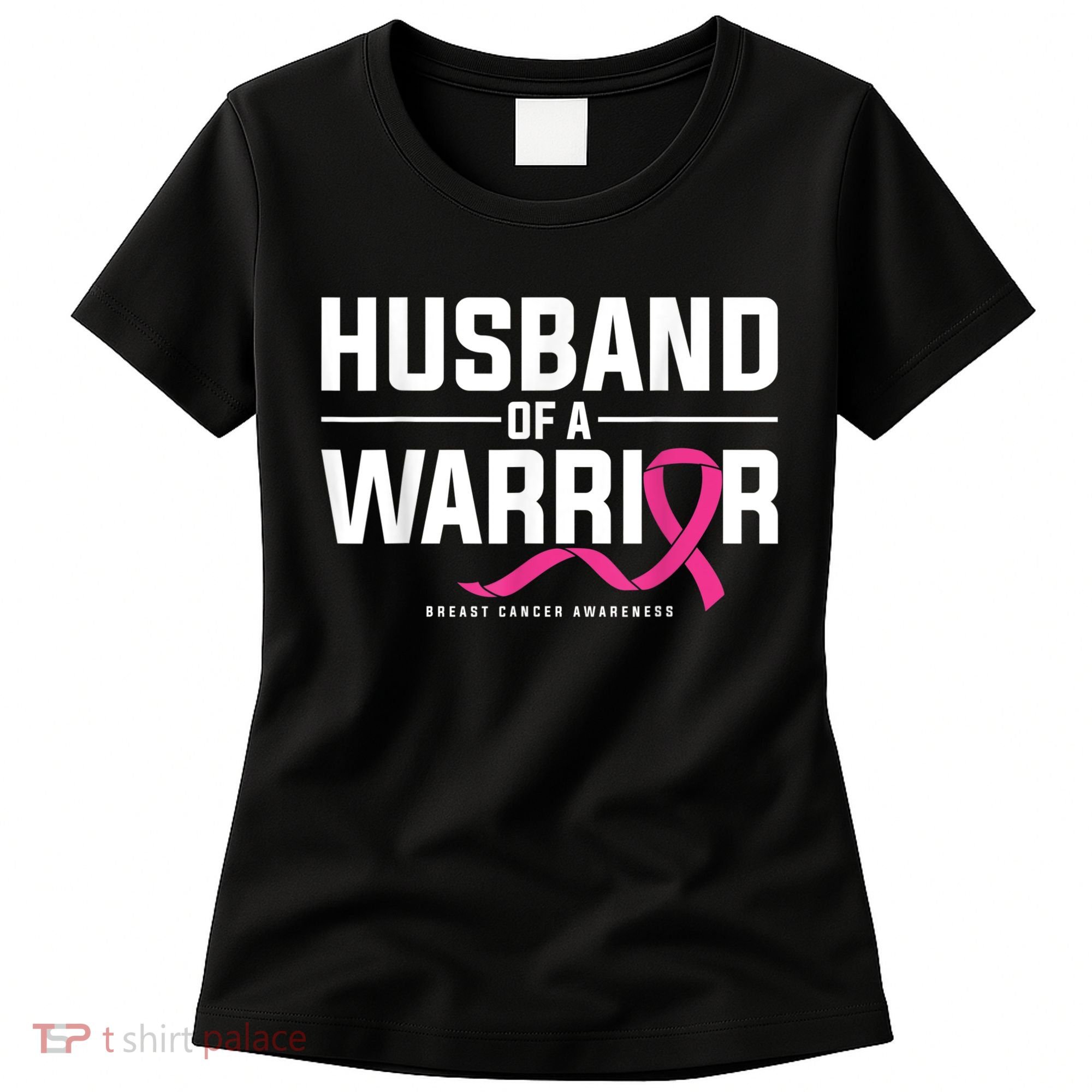 Husband Of A Warrior Breast Cancer Awareness Women's T-Shirt