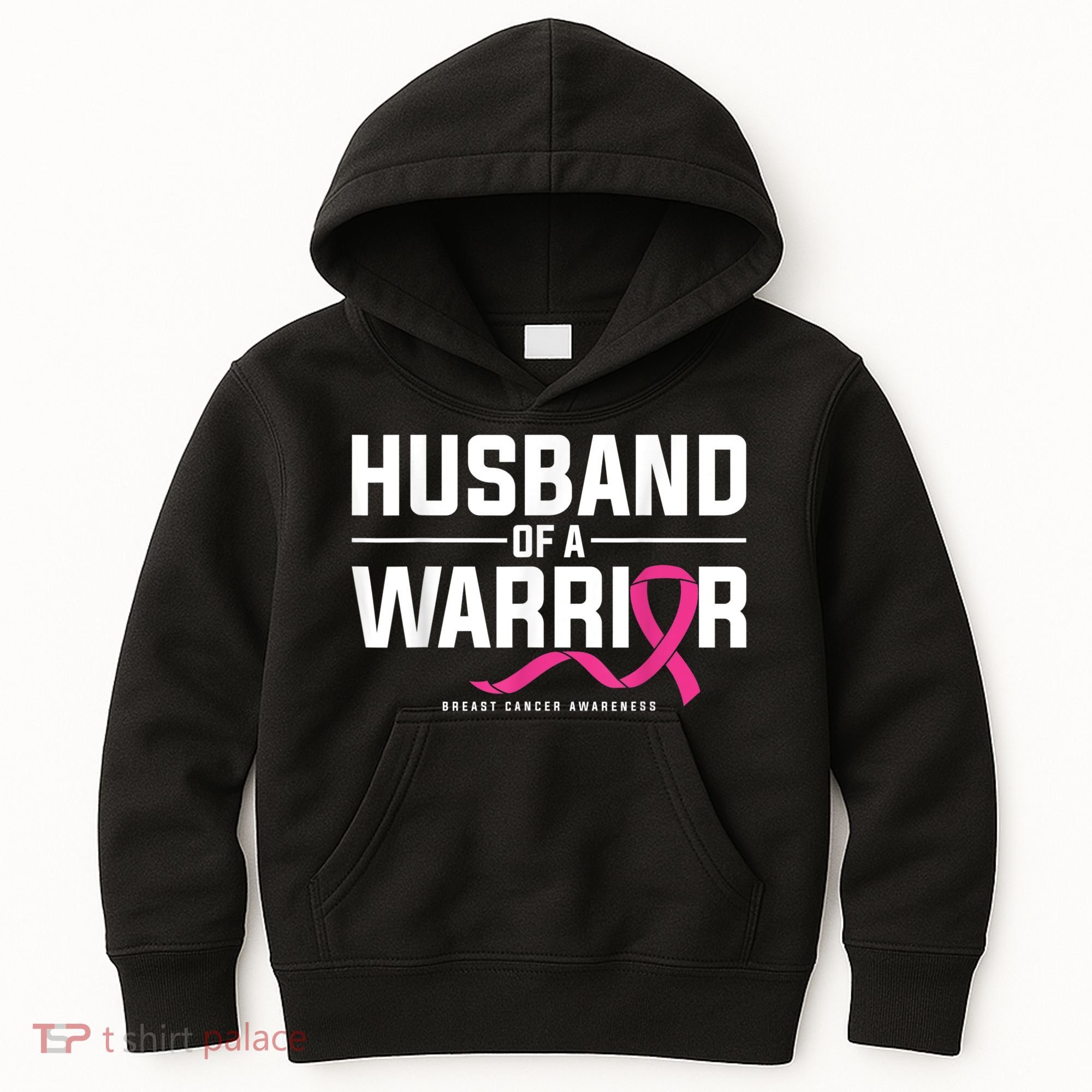 Husband Of A Warrior Breast Cancer Awareness Kids Hoodie