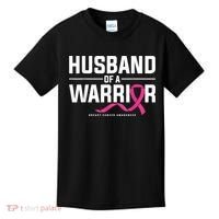 Husband Of A Warrior Breast Cancer Awareness Kids T-Shirt thumb 0