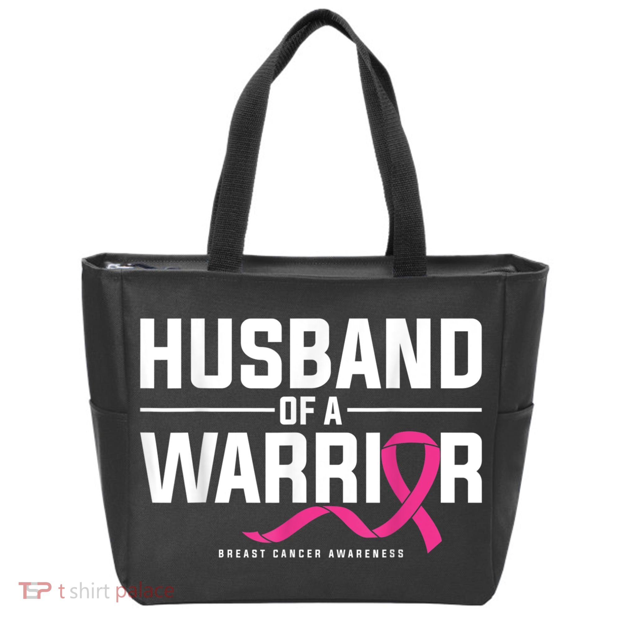 Husband Of A Warrior Breast Cancer Awareness Tote Bag