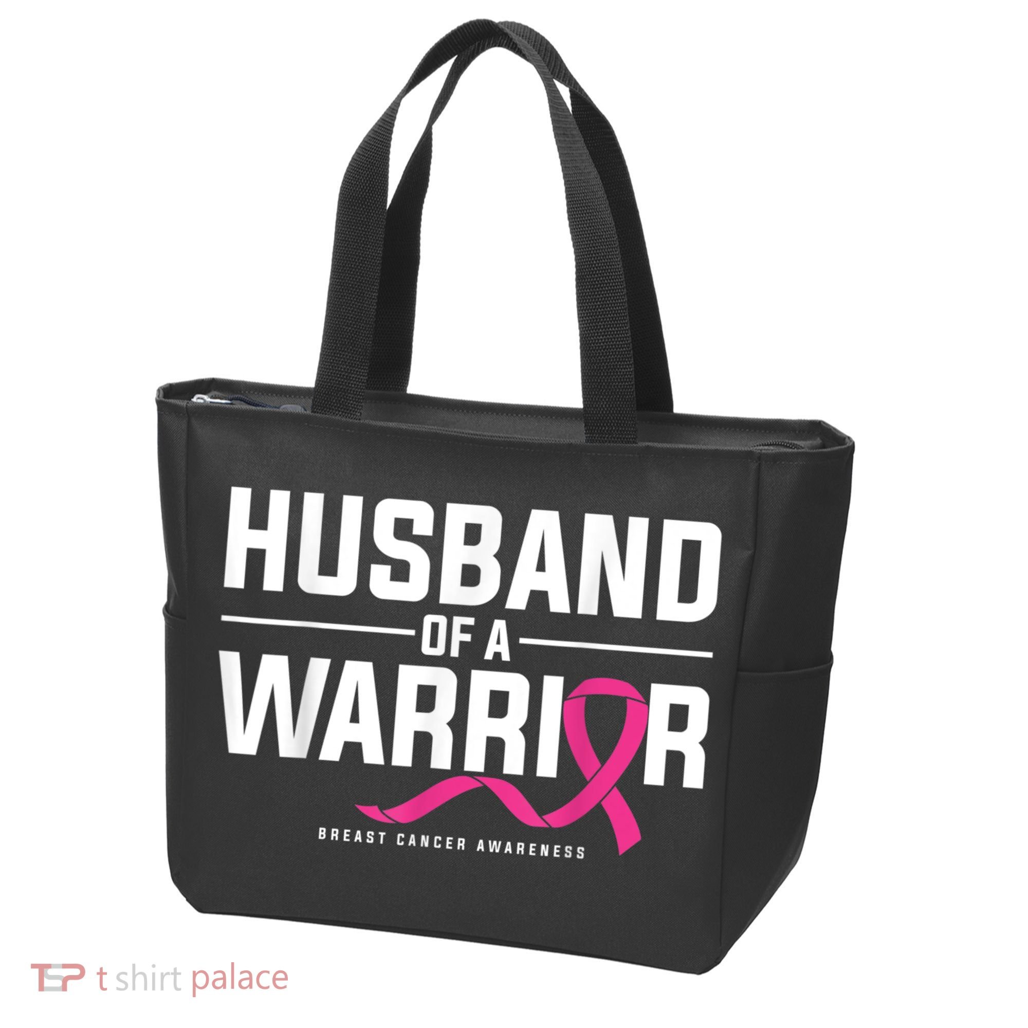 Husband Of A Warrior Breast Cancer Awareness Tote Bag