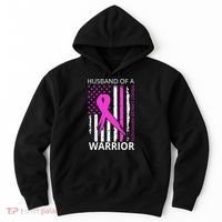 Husband Of A Warrior Breast Cancer Awareness Hoodie thumb 0