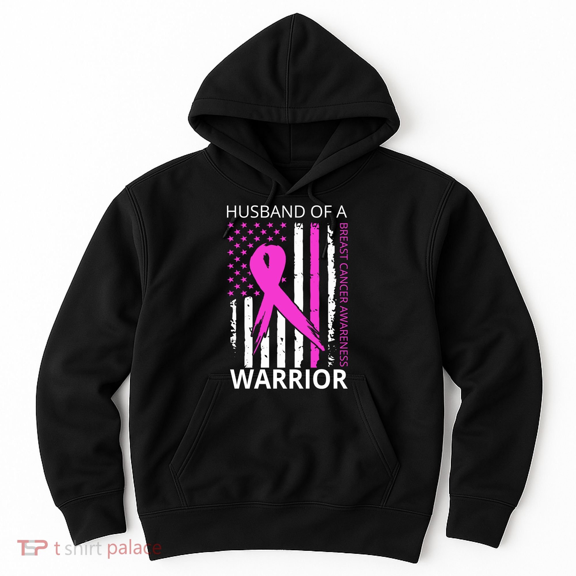 Husband Of A Warrior Breast Cancer Awareness Hoodie